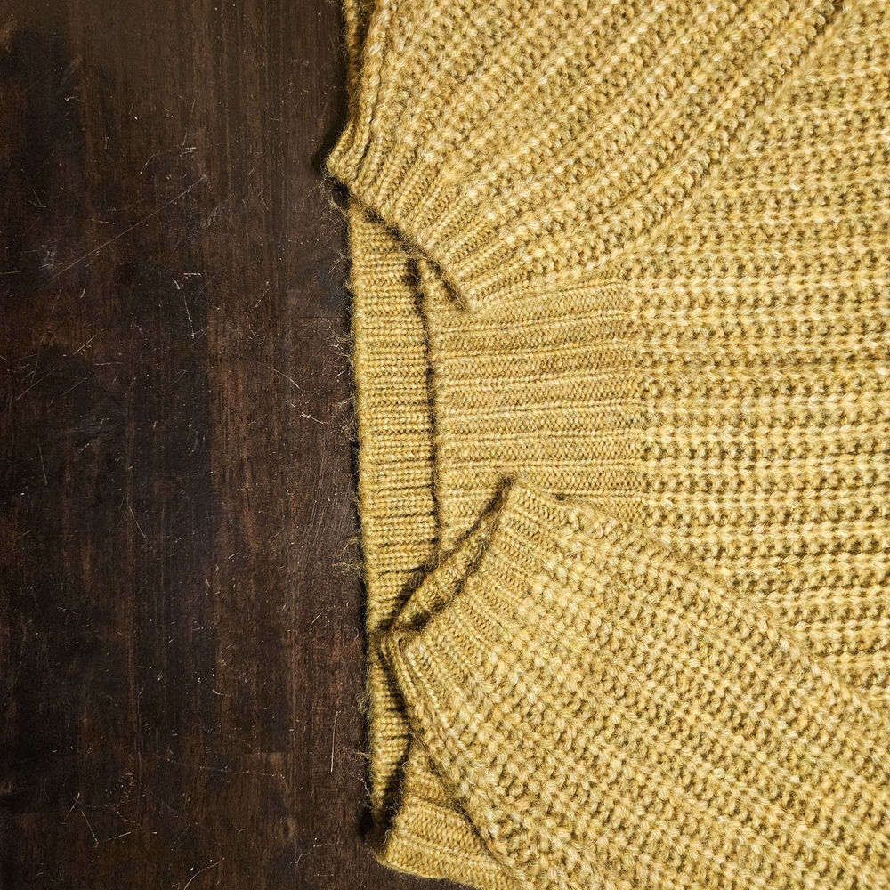 a.n.a Women's V-Neck Sweater in Mustard - Picture 5 of 7